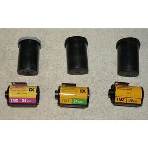 Lot 3 Rolls Kodak TMAX Professional Black & White 35mm Print Film 84 Total Exp.